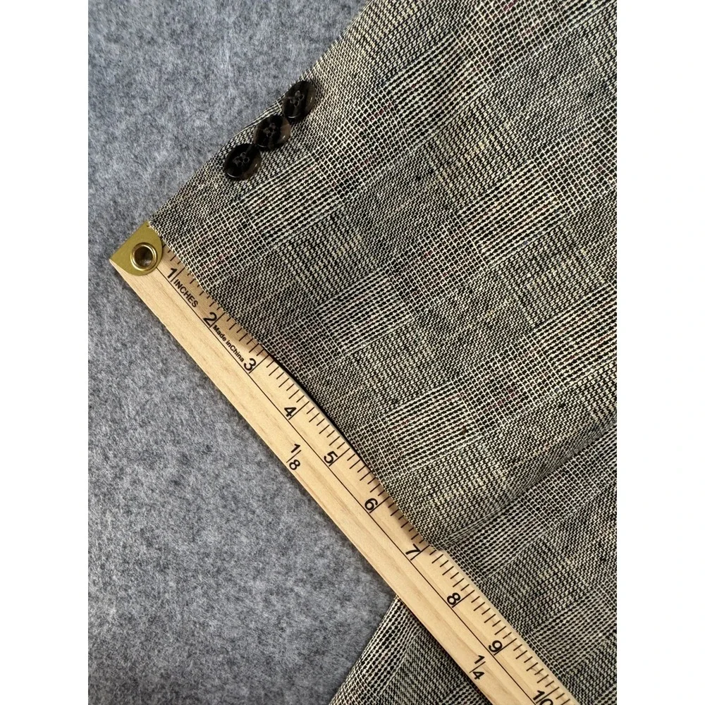 Fratelli Rome New York Sport Coat XL Gray Plaid 100% Silk Blazer